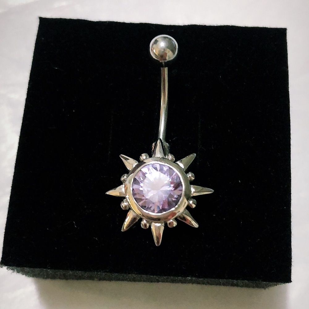 Body Jewelry- purple sun